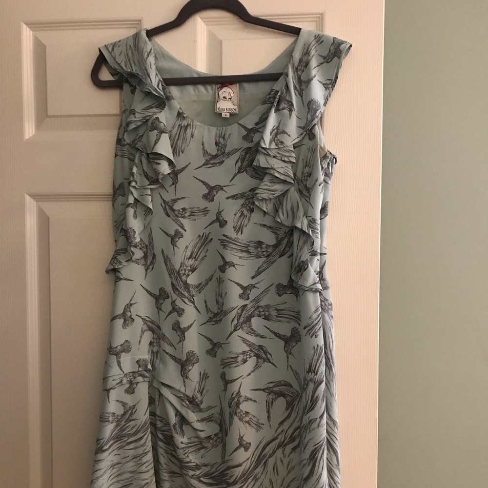 Beautiful Yoana Baraschi mint green dress